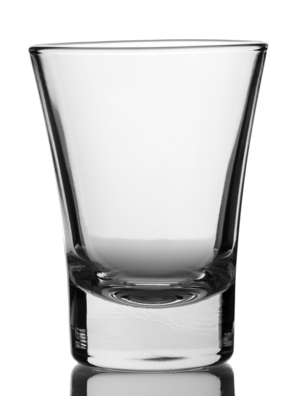 empty shot glass
